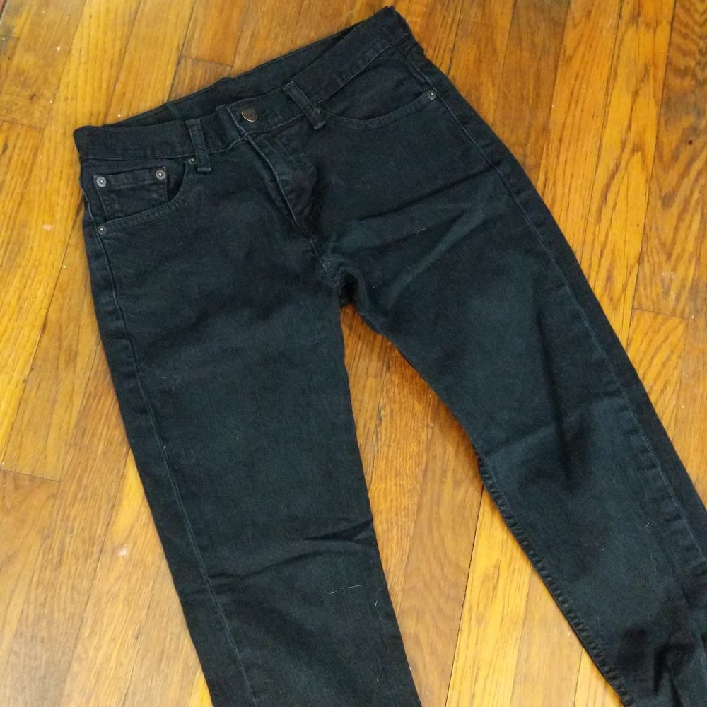 Levi's 30/30 511 Black Denim Jeans